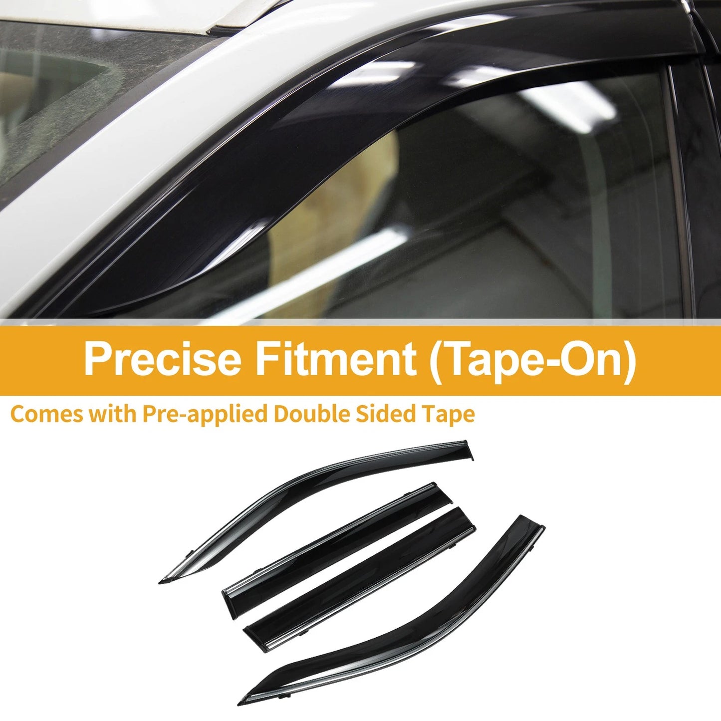 Window Deflectors 1 Set for Subaru Forester (2019-2024)