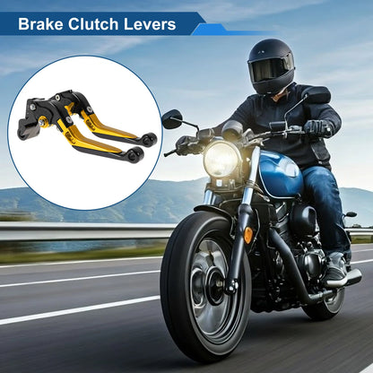 Levers Adjustable Short Long Brake Clutch Levers for Kawasaki NINJA650R