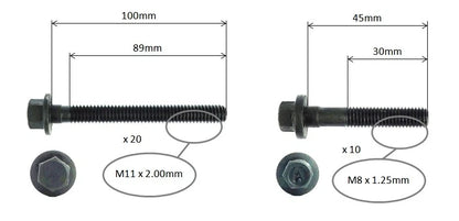 CYLINDER HEAD GASKET BOLTS for Holden Commodore (2001–2006)