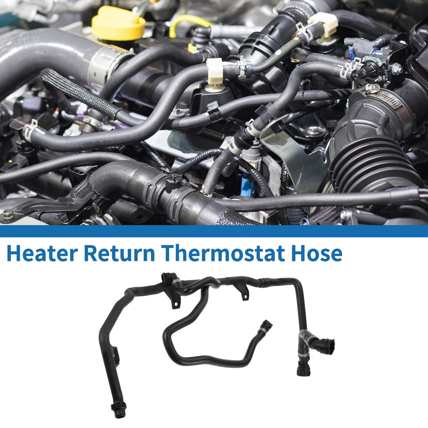 Heater Return Thermostat Hose for BMW 118i 120i 318i 320i (2004-2013)