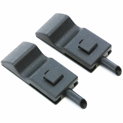 2 x Door Lock Knobs Black for Chevy GMC Yukon Silverado Sierra (2007-2013)