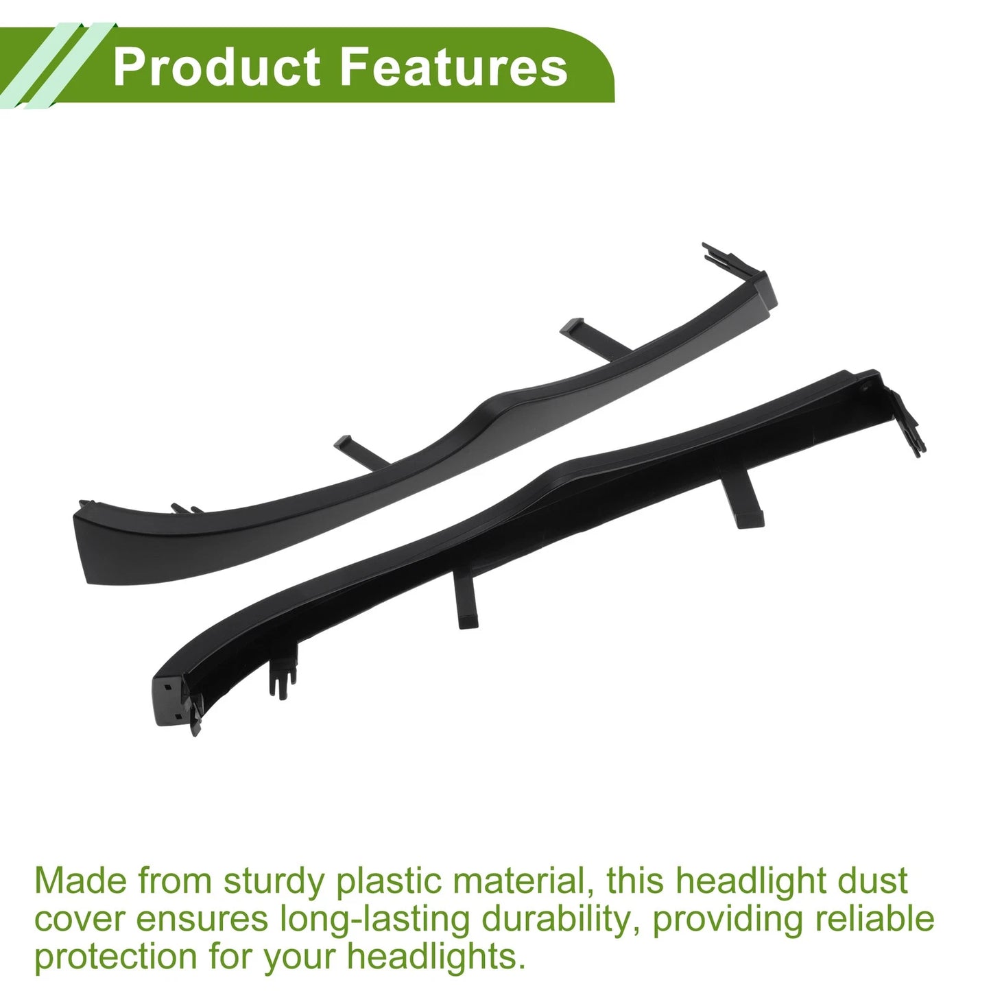 Headlight Eyebrow Eyelid Covers for BMW E46 (2000-2006)