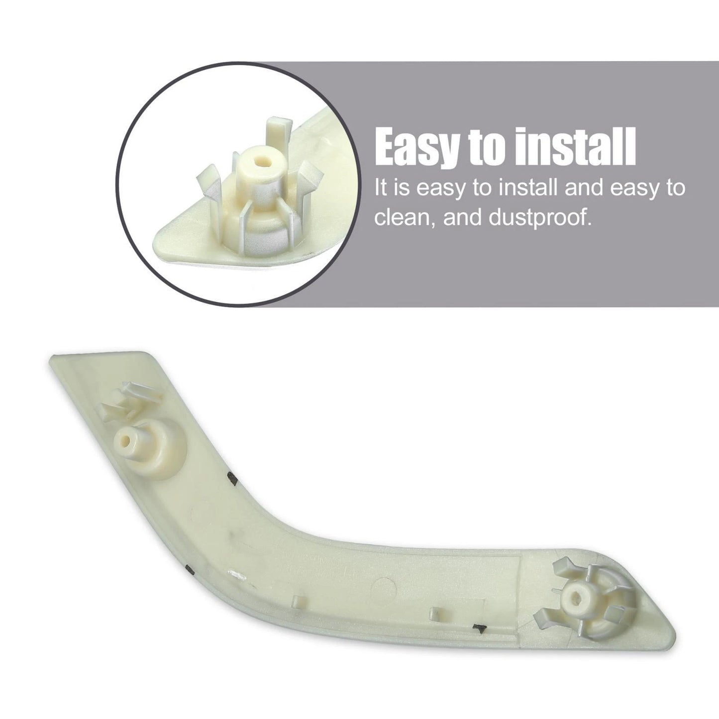 2 x Door Handle Cover Trim for Jeep (2018-2023)