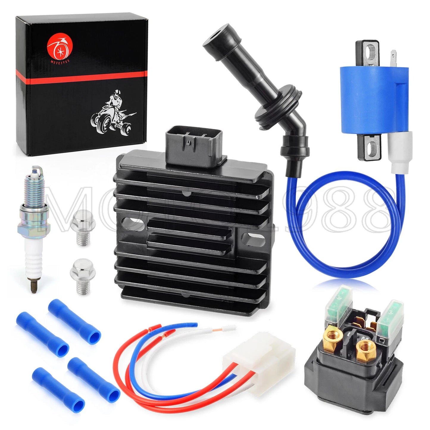 Coil Rectifier Starter Relay for YAMAHA Grizzly 660 YFM660F(2002–2008)