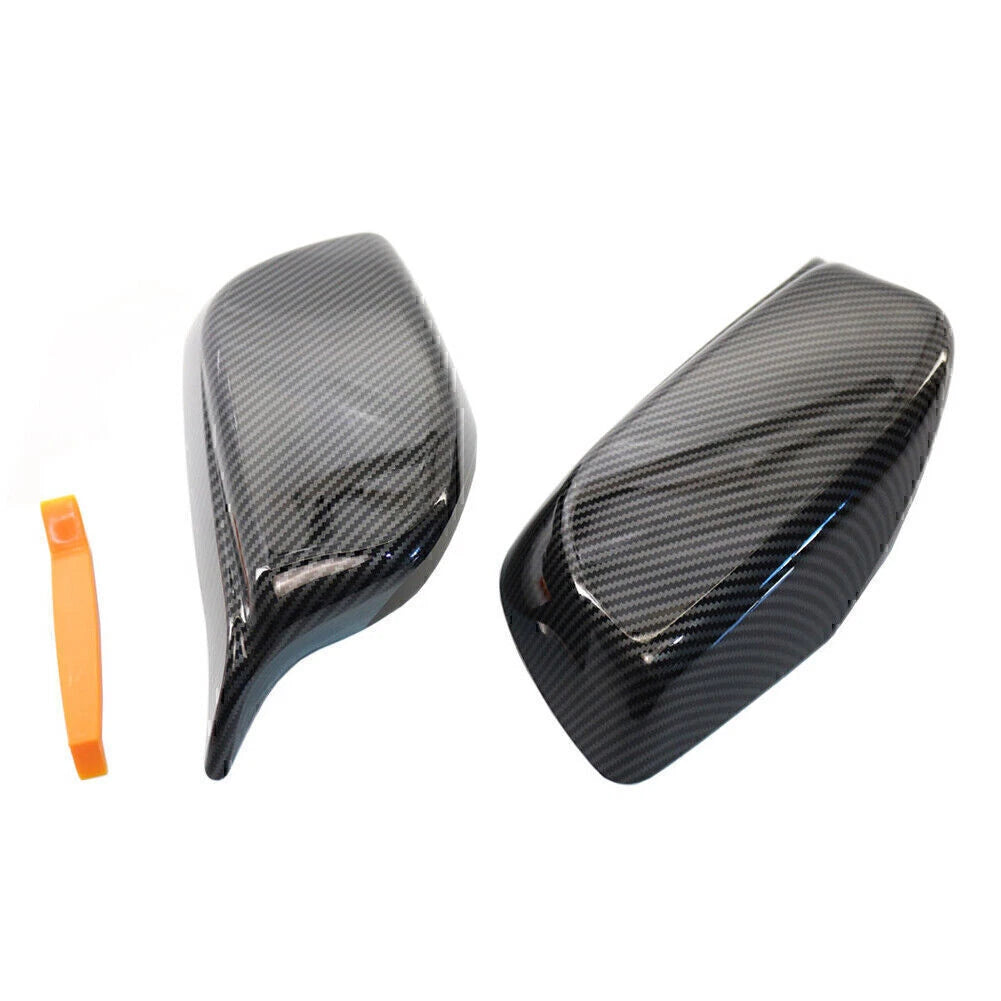 ABS M Style Side Mirror Cover Caps for BMW 5 6 Series (2003-2010)