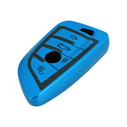 Key Fob Cover for BMW X1 X3 X5 X6 TPU Black Blue
