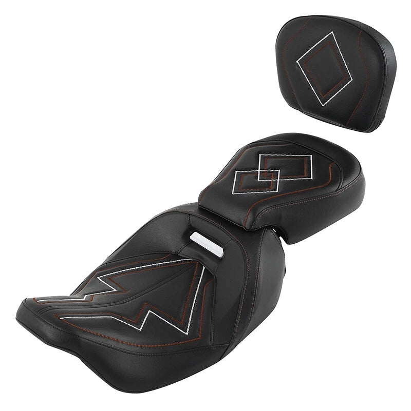 Seat Backrest Pad for Harley Touring Road King (2009 - 2023)