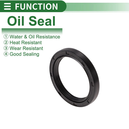Oil Seal / 50x65x8mm / NBR Rubber High Pressure Black 5 Pcs