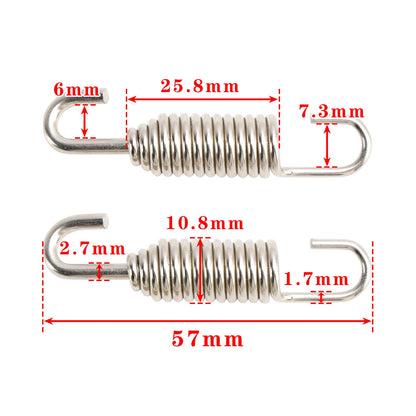 2 x Exhaust Spring for Husqvarna TE TC 250 300, EXC SX XC 250 300 (2017-2023)