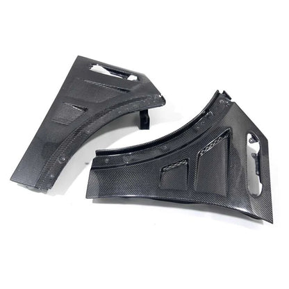 Real Carbon Fiber Front Side Fender Panel fit For Mini Cooper R50 R52 R53