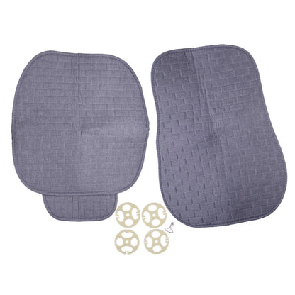 Fabric Car Front Seat Covers for Auto Truck Gray
