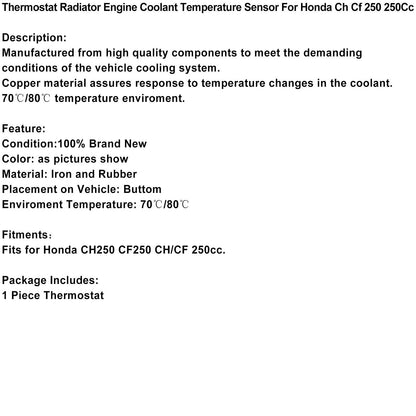 Thermostat 70°C for Honda CH CF 250
