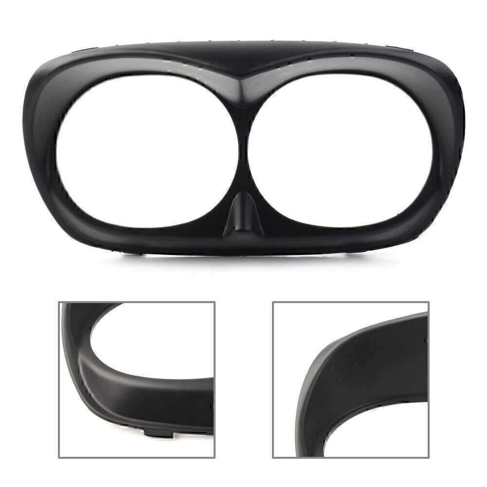 Dual Headlight Fairing Bezel Trim Cover for Harley Road Glide (1998-2013)