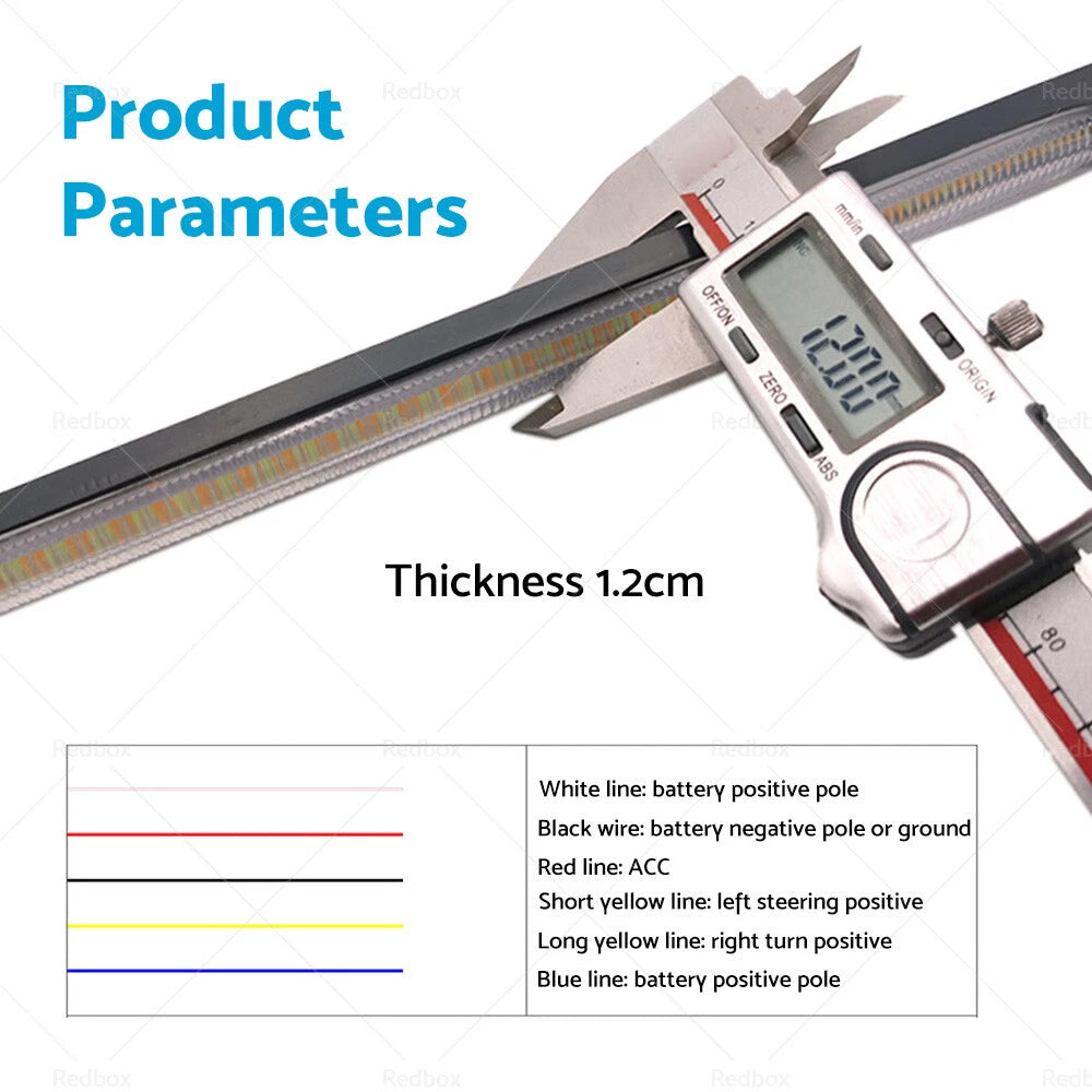 15cm DRL LED Strip Lights for Car Daytime Running Signal Lamp