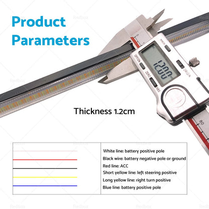 15cm DRL LED Strip Lights for Car Daytime Running Signal Lamp