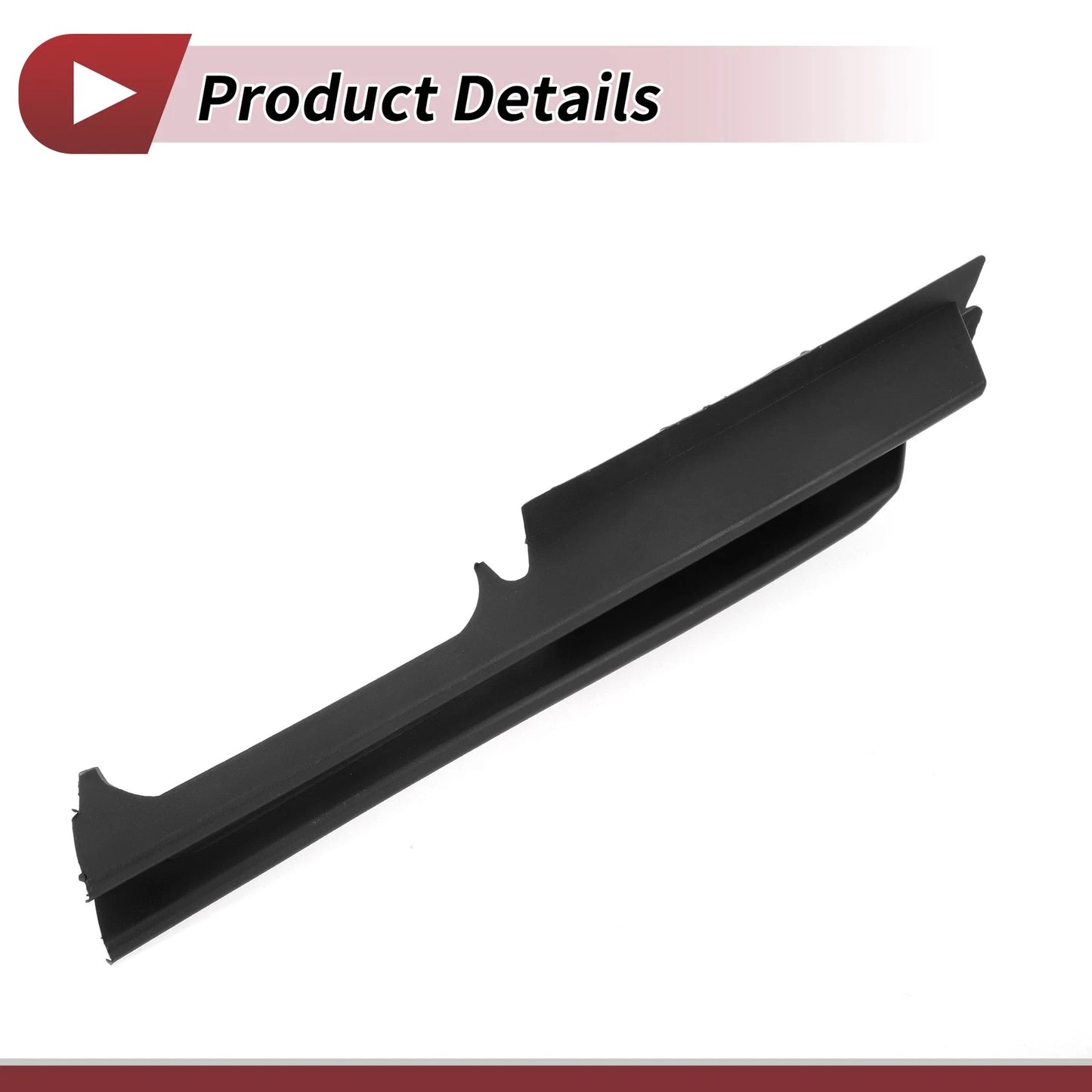 Front Right Fog Light Grill for BMW 320i (2002-2005) - 1 x Black Lens