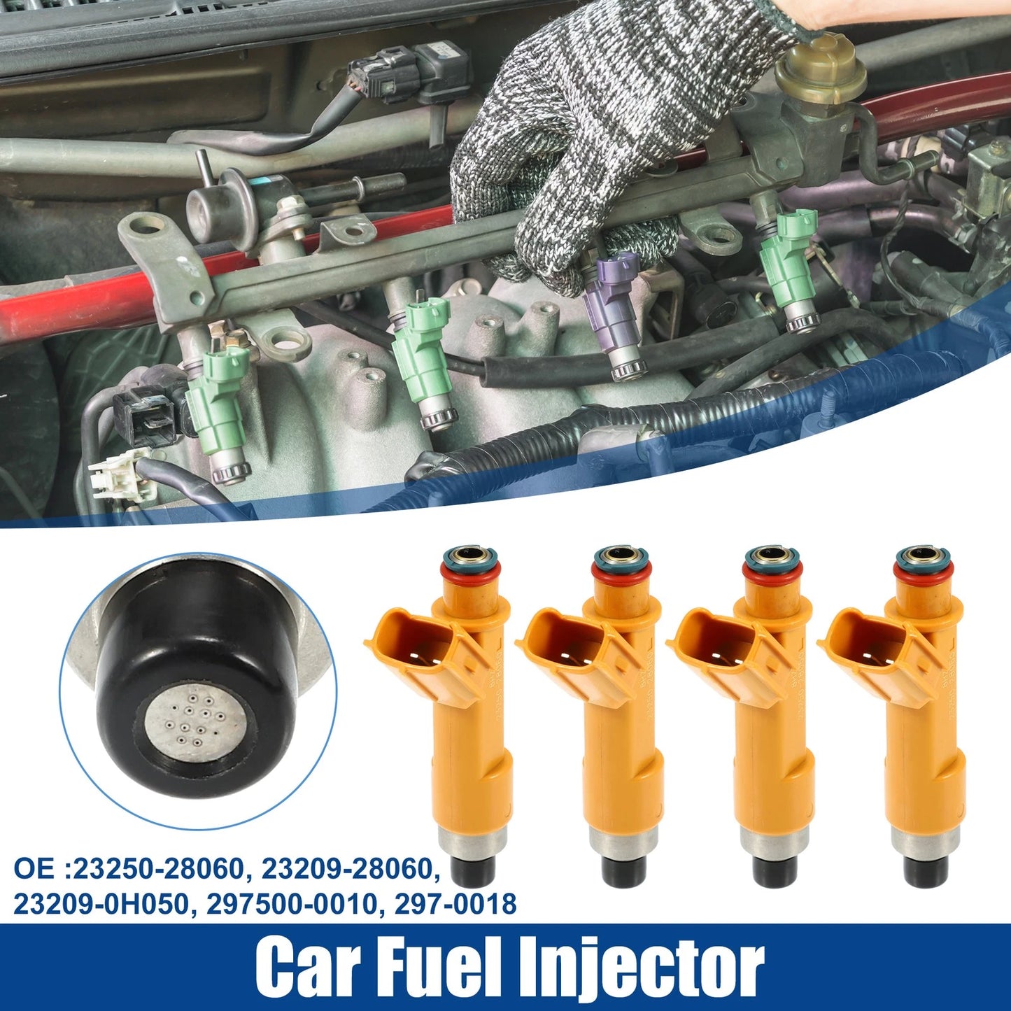 4 x Fuel Injector Nozzle for Toyota Camry (2003–2010)