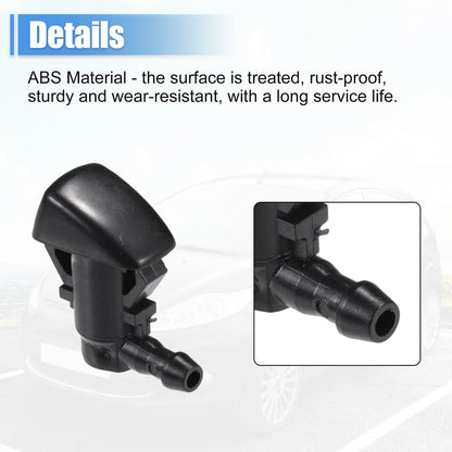 2 x Front Windscreen Washer Nozzles with Gaskets for Ford