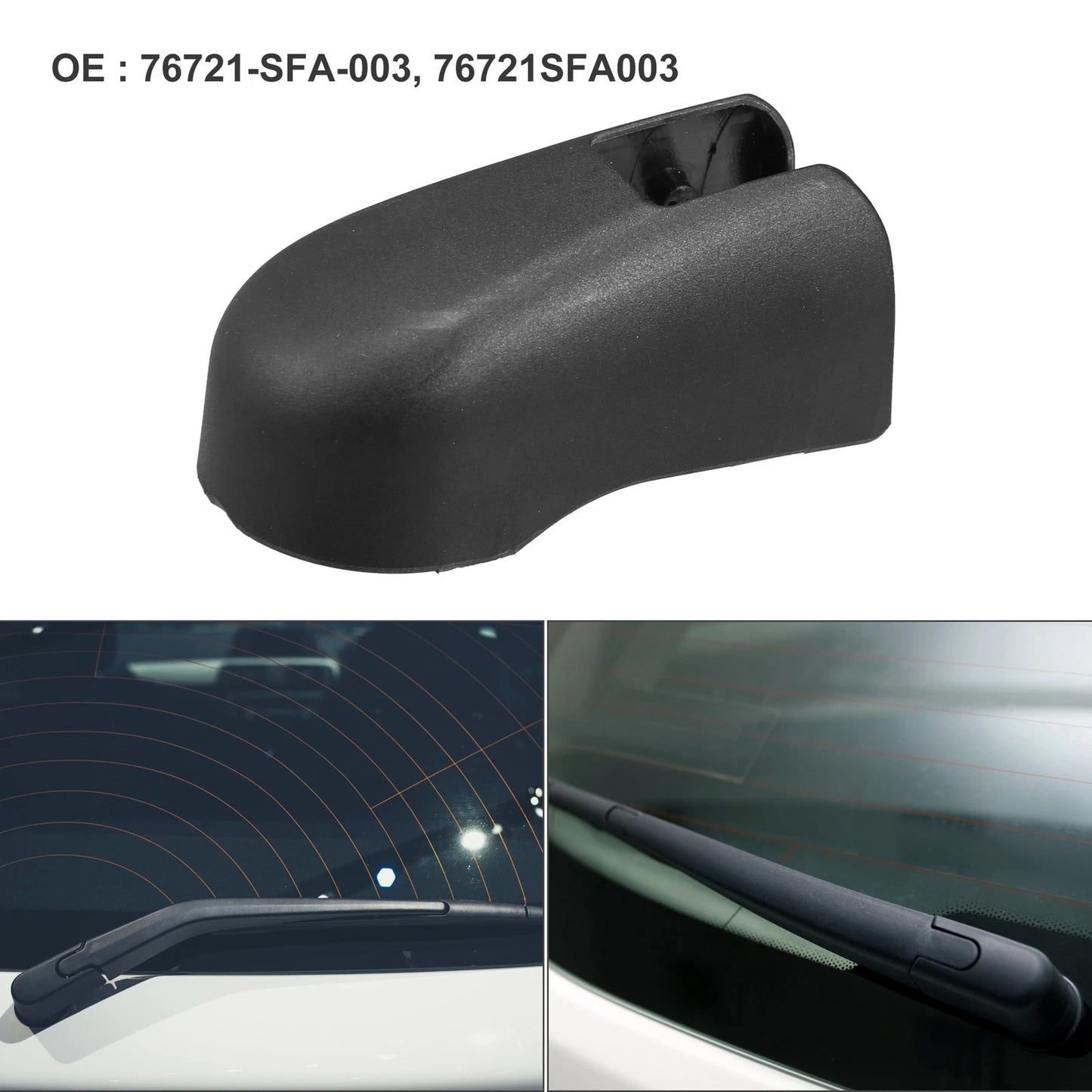 Rear Windshield Wiper Arm Nut Cap for Honda Fit (2009-2013)