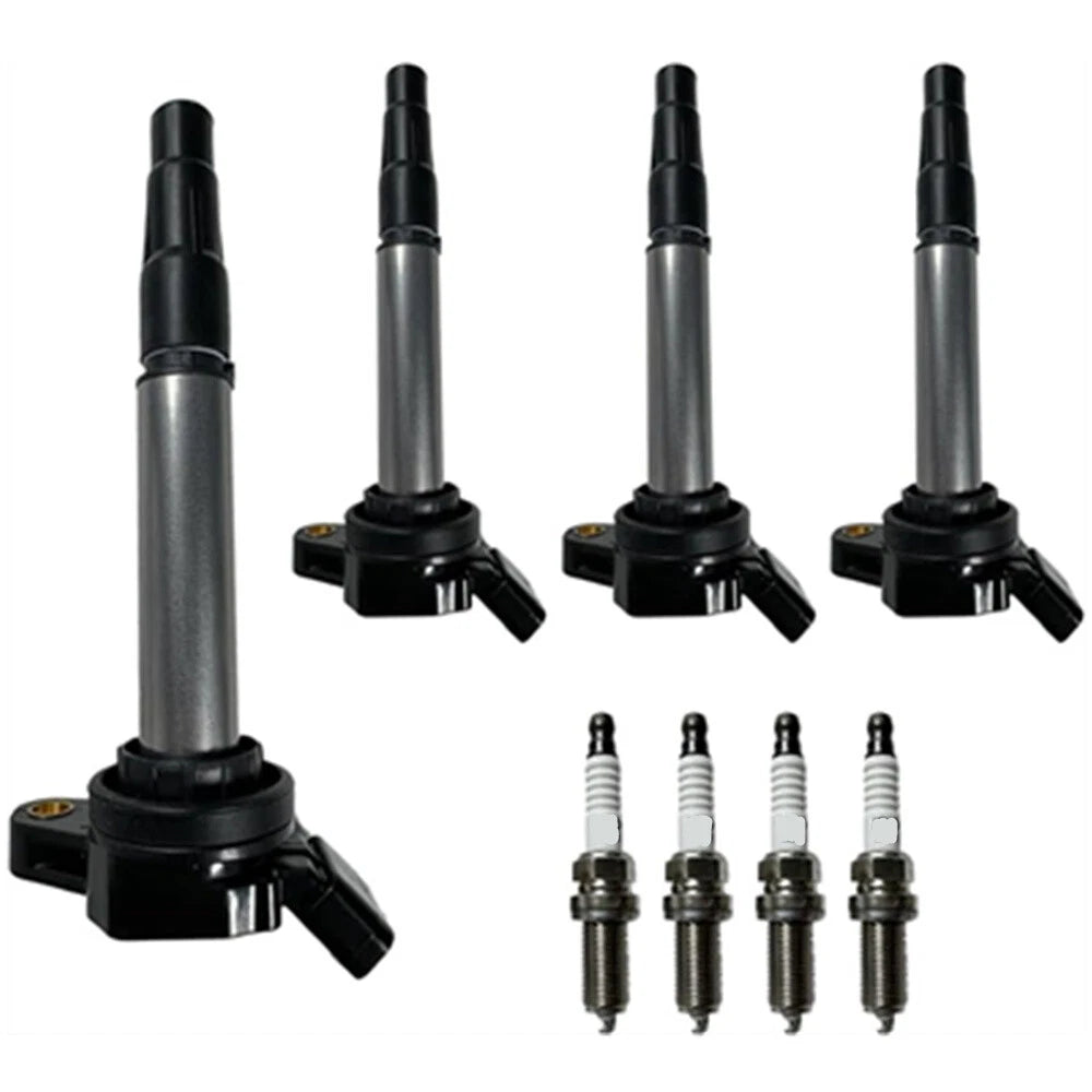 4 x Ignition Coils & Spark Plugs for Toyota Matrix / Scion xD 1.8L (2011-2014)