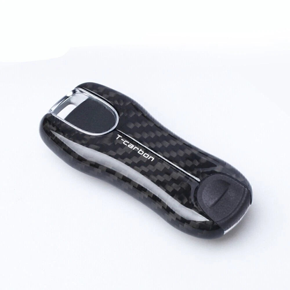 Carbon Fiber Key Case Cover for 2017-2018 Porsche Cayenne Panamera (2017-2018)