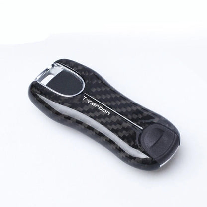 Carbon Fiber Key Case Cover for 2017-2018 Porsche Cayenne Panamera (2017-2018)