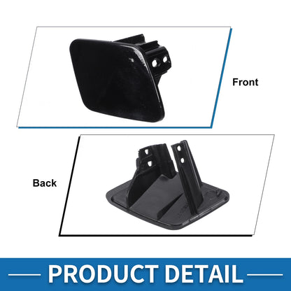 Bumper Headlight Washer Nozzle Cover for BMW 1 Series (2012-2019) Black