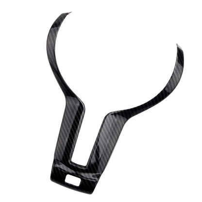 Steering Wheel Cover Edge Frame Decor Carbon Fiber Style for BMW F22 F30 F06 F12 X5 (2012-2020)
