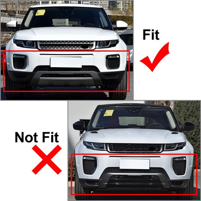 Front Bumper Skid Plate Tow Hook Cover for Land Rover Range Rover Evoque (2016-2018)