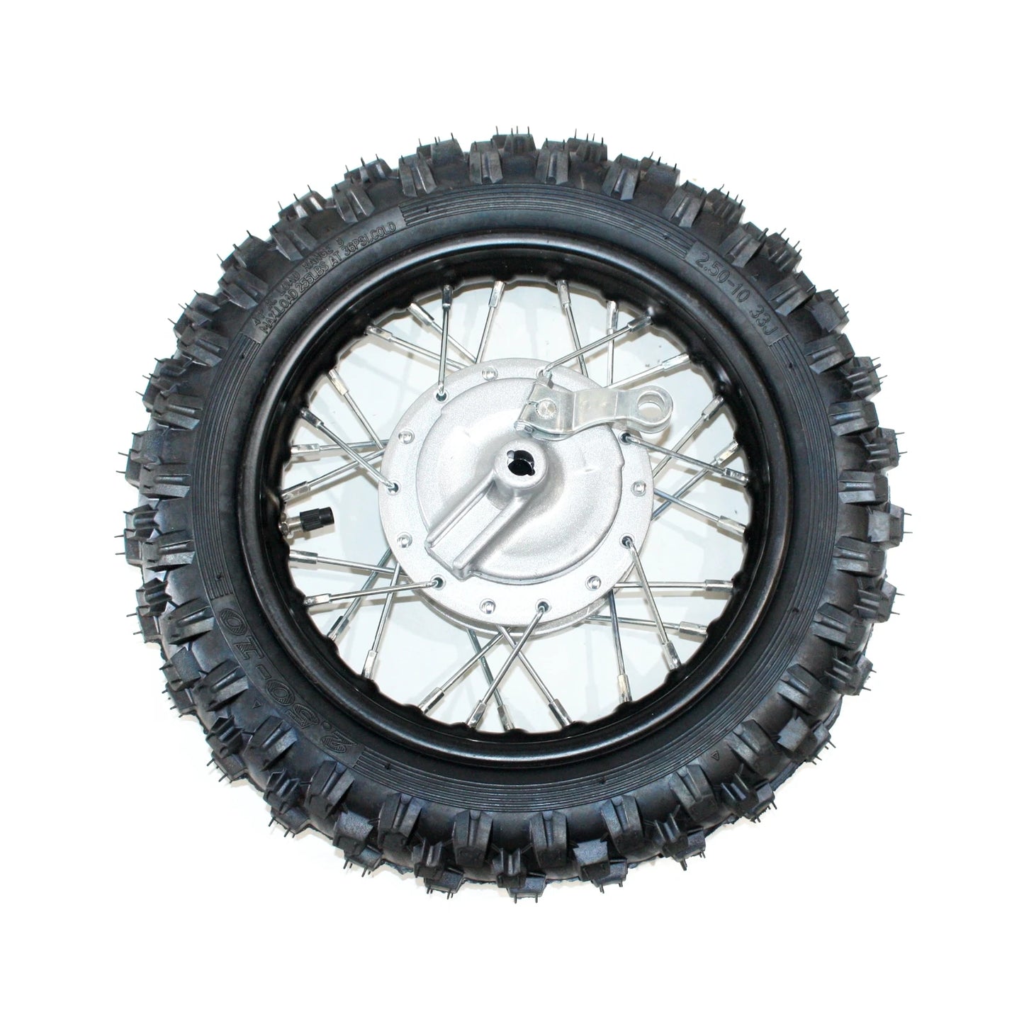10" Front Drum Brake Wheel Rim + Tire for PIT PRO Trail Dirt Bike
