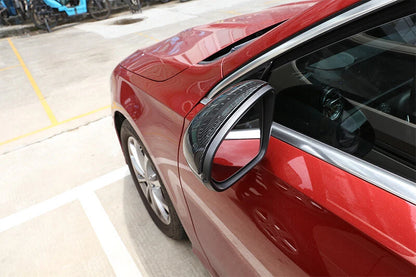 Real Carbon Fiber Side Mirror Cover Replace For Benz A CLA Class W177 W118