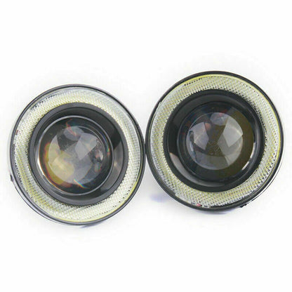 2.5 Inch COB LED Fog Light Projector with Angel Eyes for Car