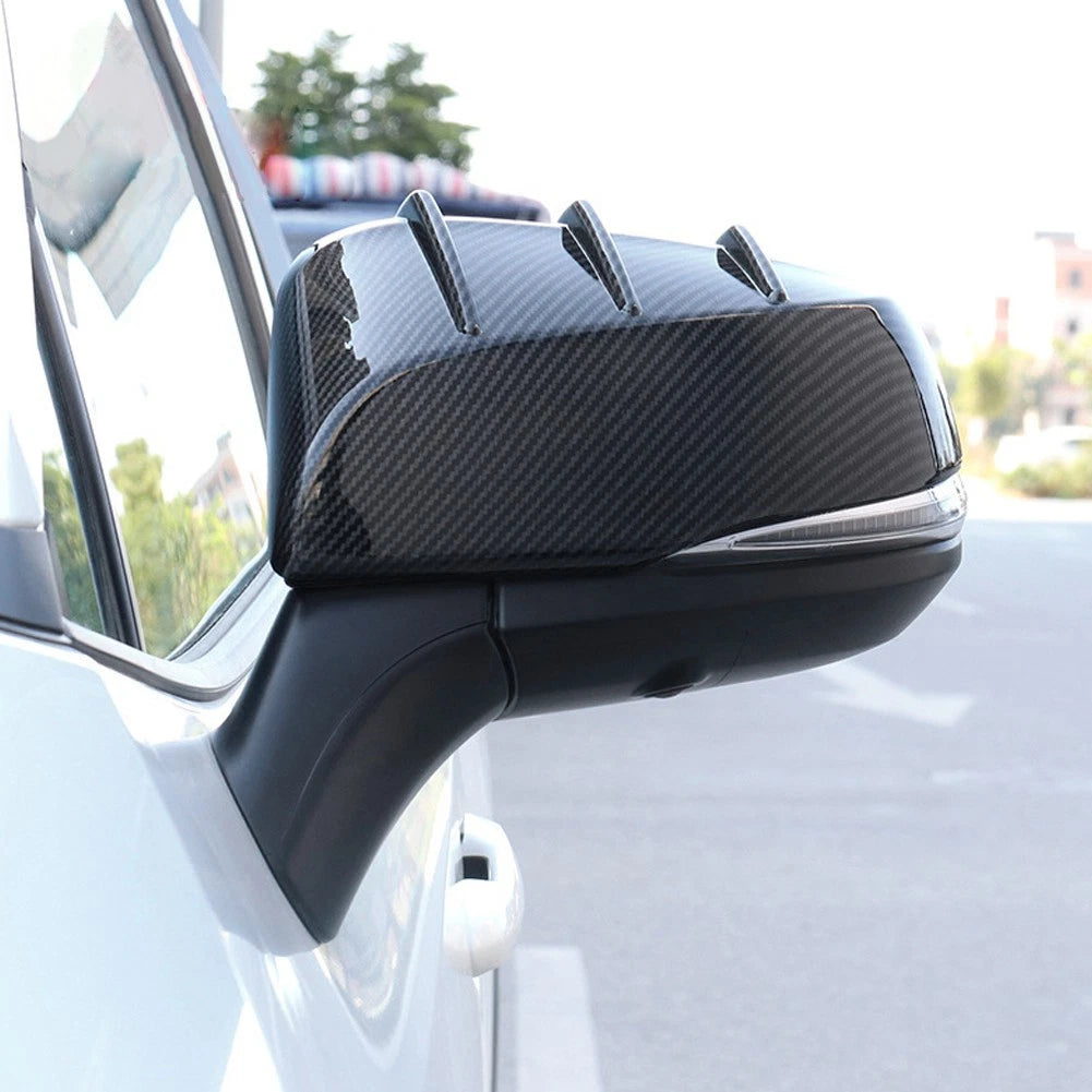 Carbon Fiber ABS Side Door Rearview Mirror Covers for Toyota Tacoma (2016-2021)