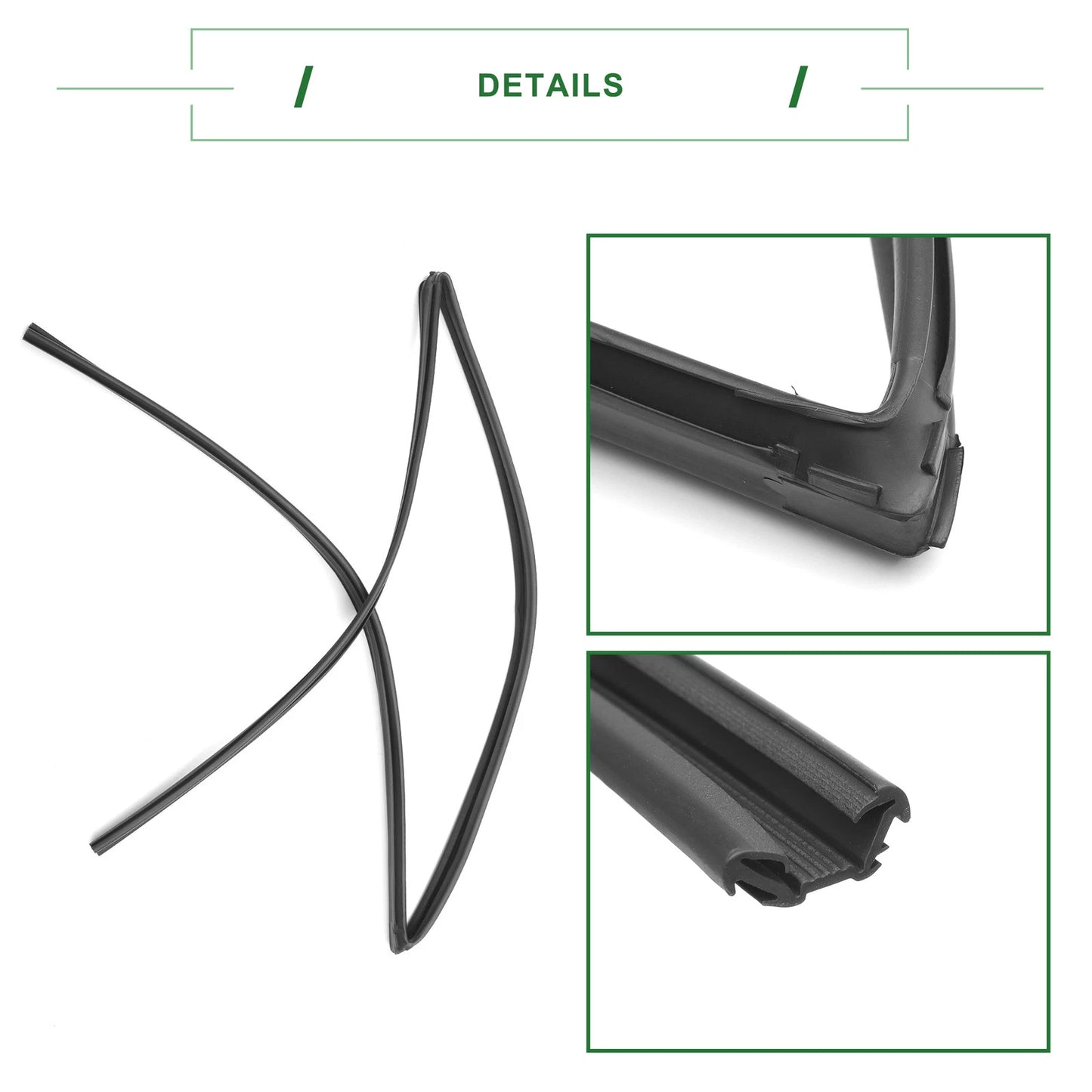 Rear Left Door Window Seal Strip for Toyota