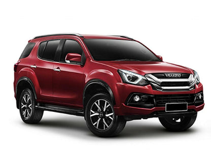 Black Carbon Tail Light Covers for Isuzu MU-X (2017-2019)