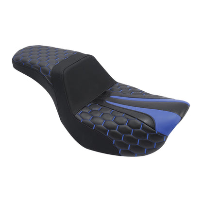 Rider Driver Passenger Seat for Harley Dyna Street Fat Bob FXDF (2006-2017)
