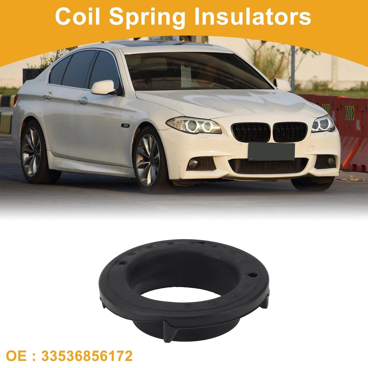 Coil Spring Insulators for BMW F10 2009-2016 Rubber 1 x Pair