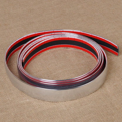 30mm x 2.5M Chrome Trim Adhesive Strip for Car Exterior Styling