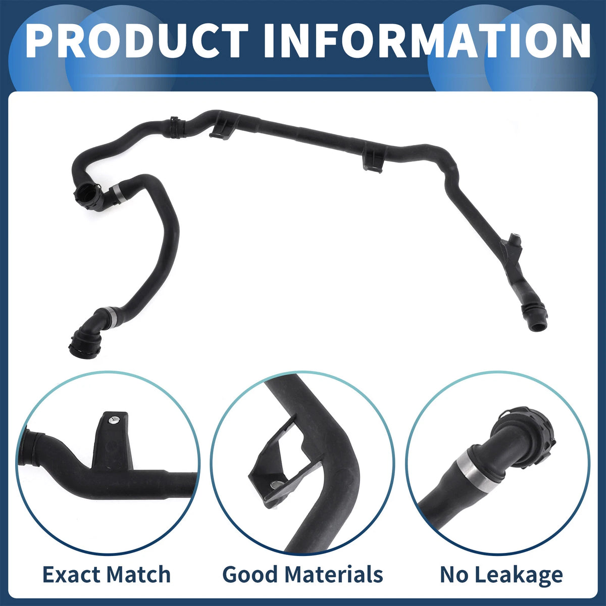 Radiator Hose for BMW 135i 3.0L, 335i 3.0L (2007-2010)