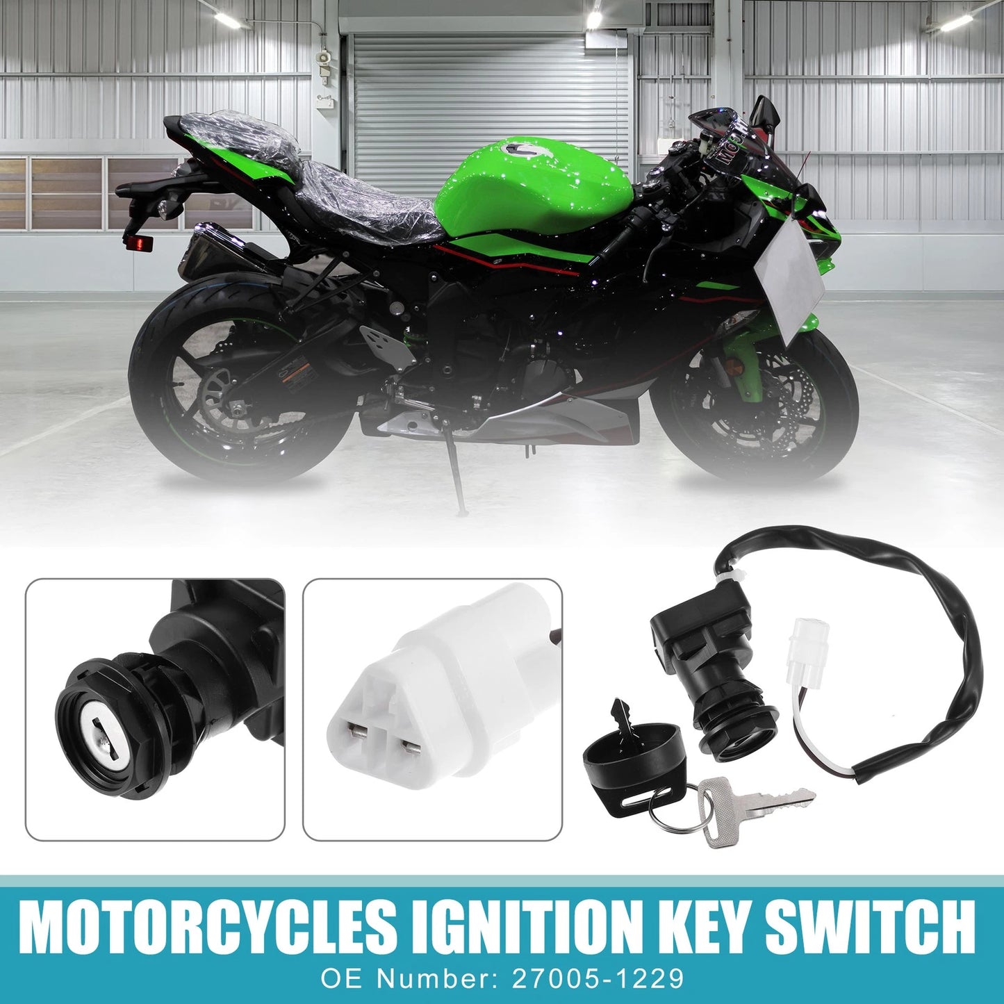 Ignition Key Switch Set for Kawasaki Prairie 400 (1999–2002)