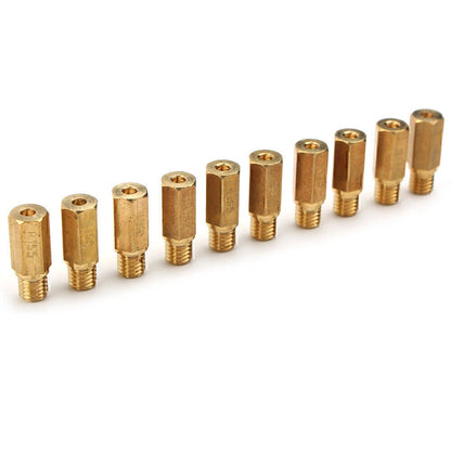 10 Pcs Carburetor Main Jets for PWK OKO CVK (155-178)