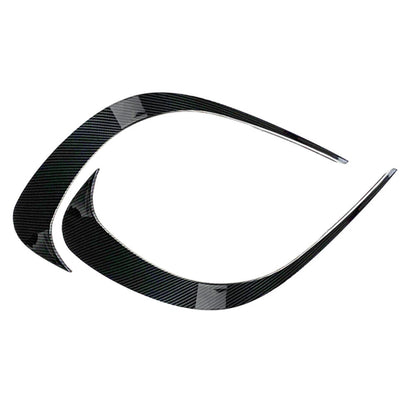 Carbon Fiber Front Fog Light Splitter for Mercedes Benz C-Class (2022-2023)