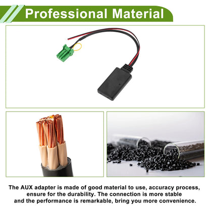 Stereo Radio Harness Bluetooth AUX Adapter Music Cable for Acura RDX TSX MDX CSX