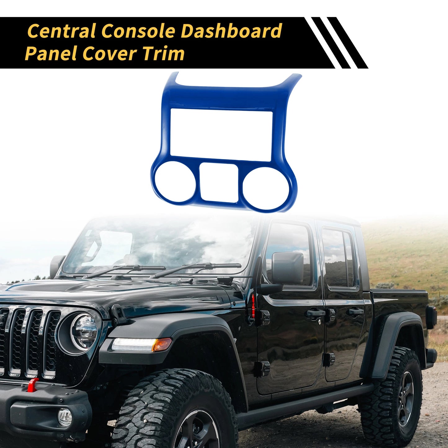 Console Dashboard Panel Cover Trim for Jeep Wrangler JK JKU (2011-2017)
