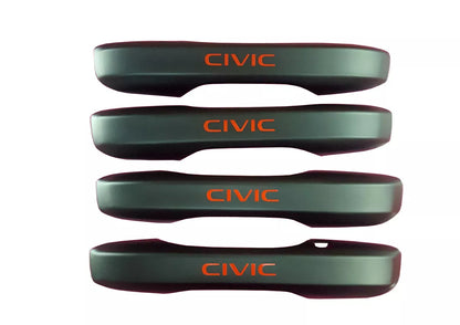 Matte Black Door Catch Handle Cover for Honda Civic Sedan (2022-2024)