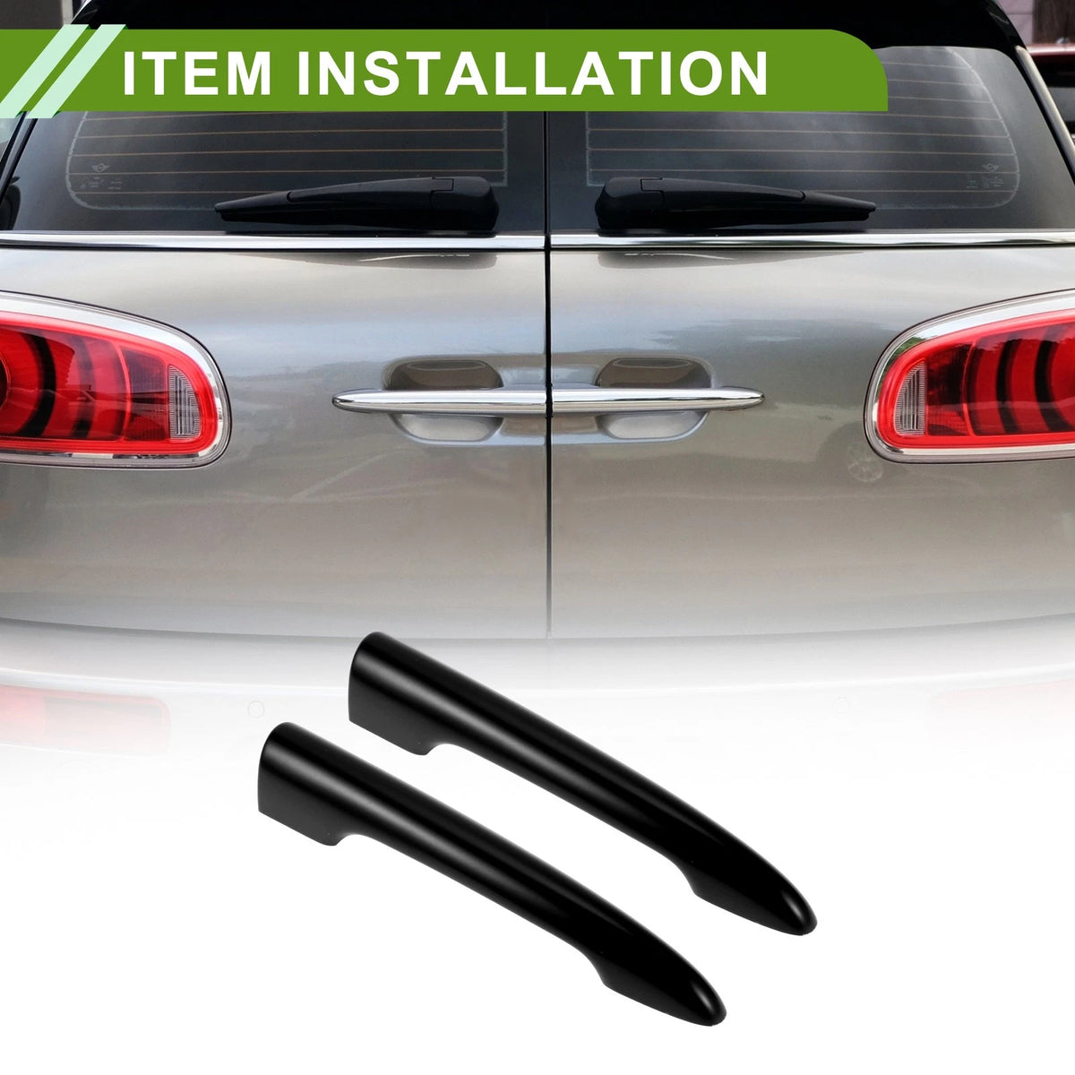 Rear Trunk Tailgate Handle Cover for BMW Mini Cooper F54 Clubman Black (2014-)