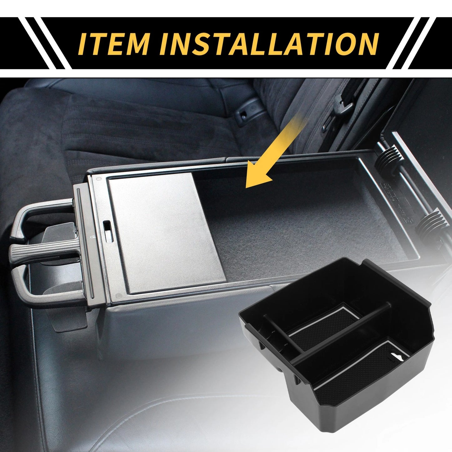 Center Console Organizer Tray for Jeep Wrangler JK JKU Rubicon Sport (2011-2018)