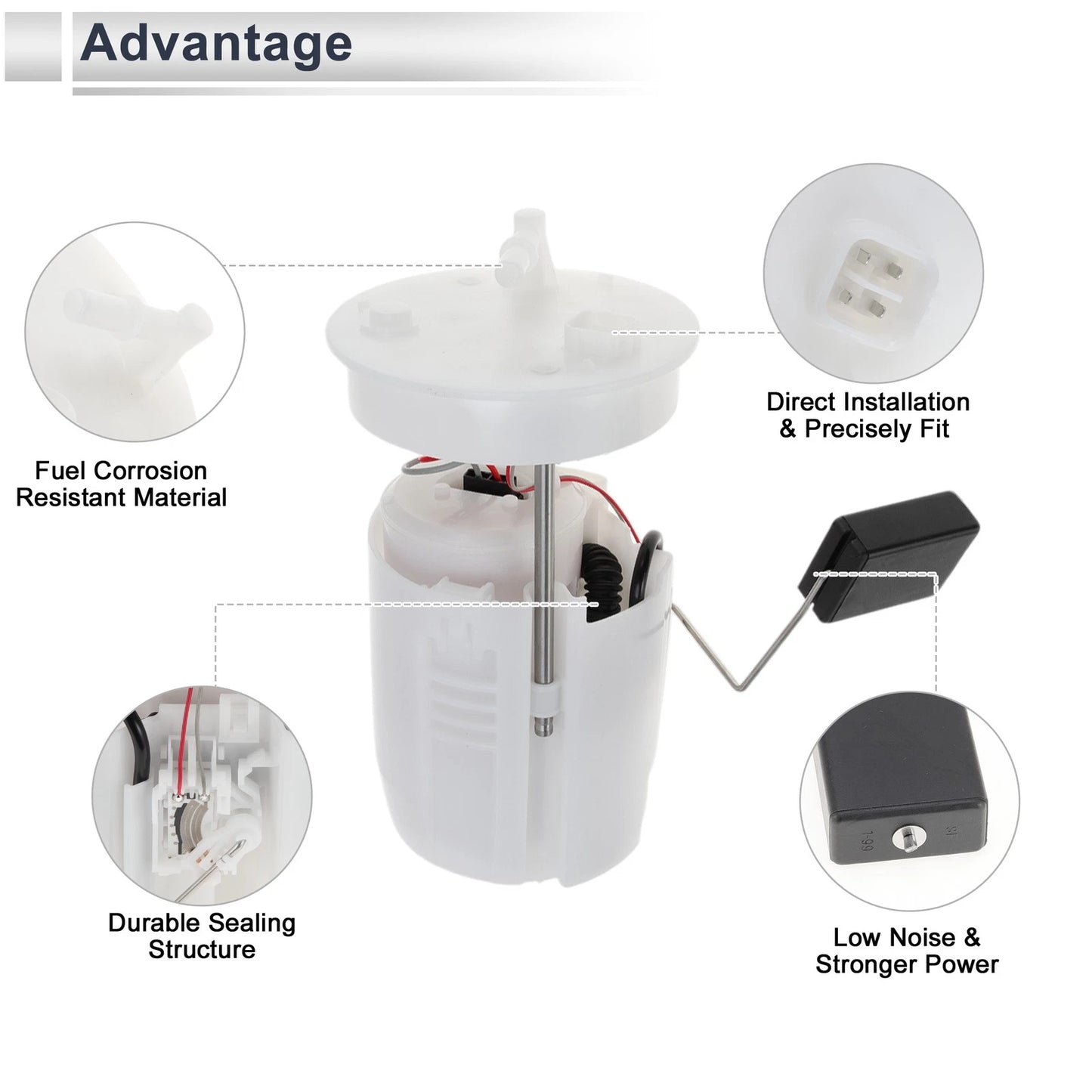 Fuel Pump Assembly for Honda Odyssey V6 3.5L (2011-2016)