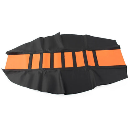 Motorcycle Pro Ribbed Rubber Gripper Soft Seat Cover for Honda, Yamaha, Suzuki