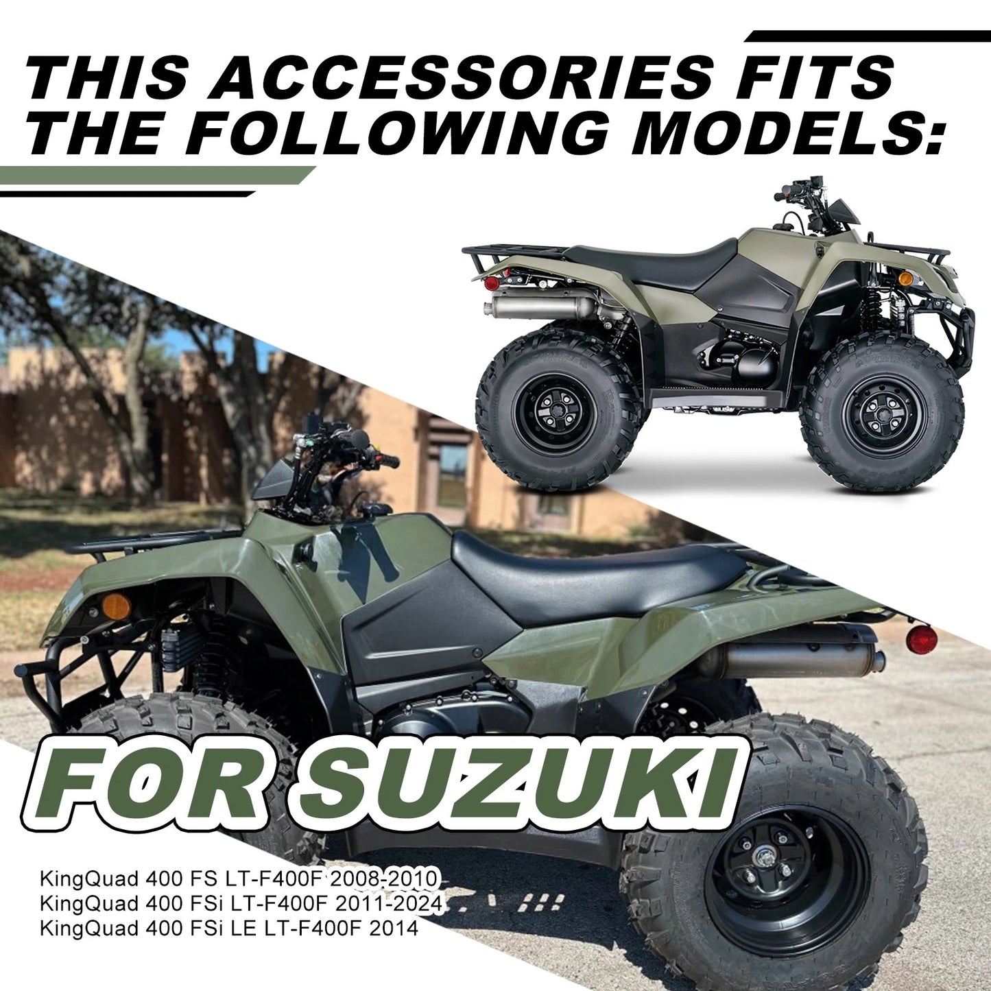 Wet Clutch Centrifugal Carrier Weight Set for Suzuki KingQuad 400 4x4 (2011-2024)